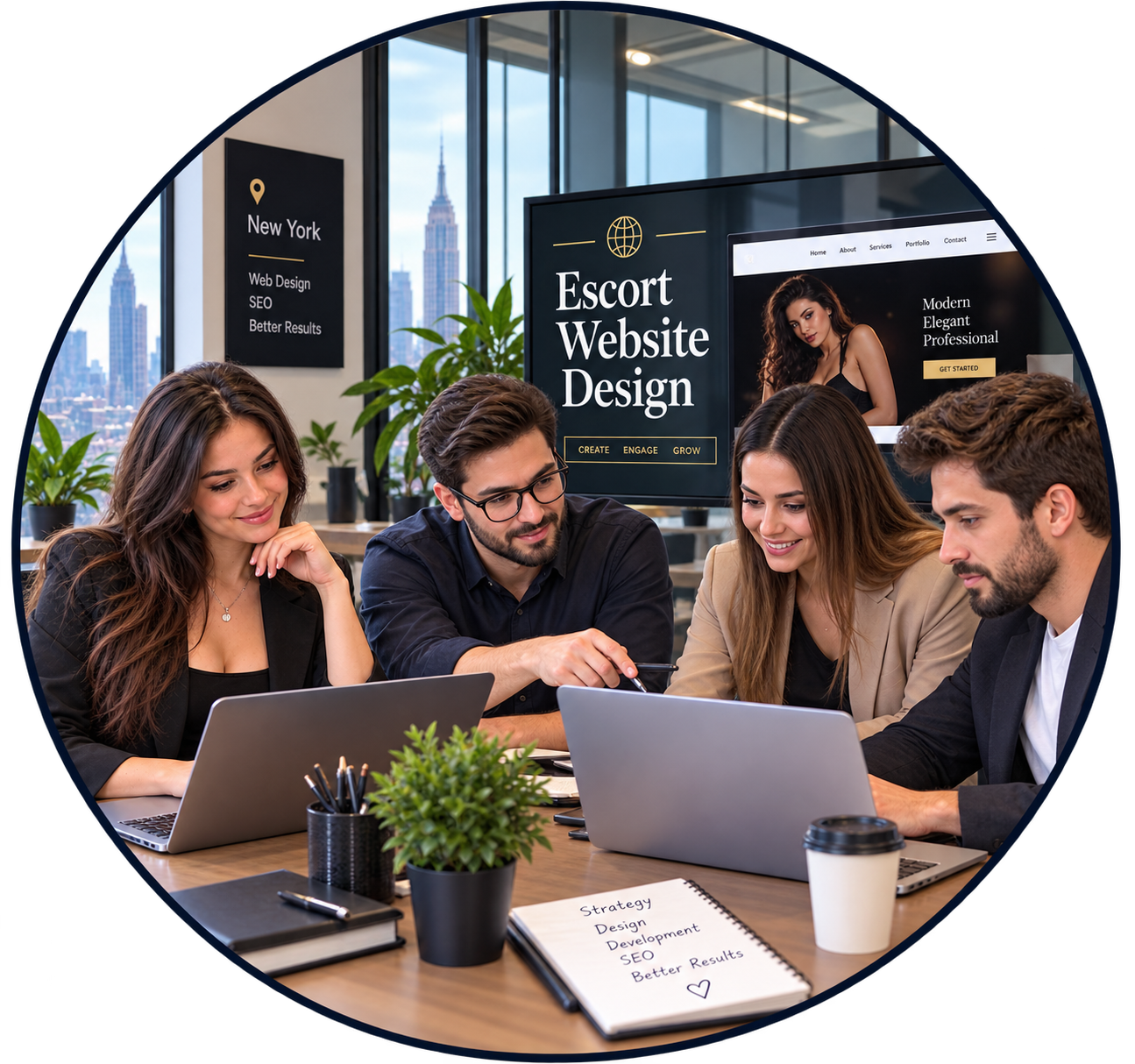 Escort Website Design